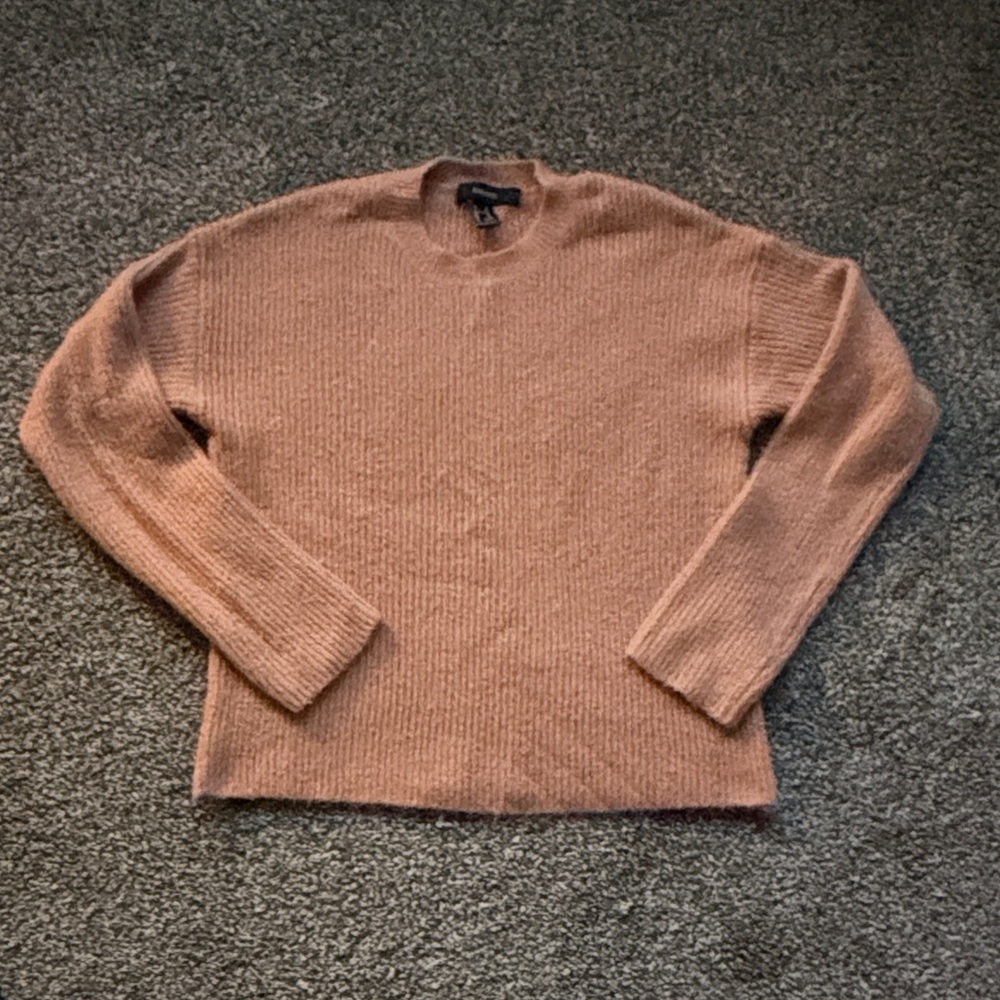 Forever 21 Women's Brown Crewneck Sweater